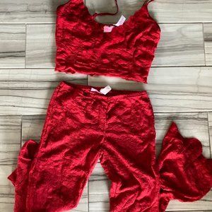 Lace Bralette and Pants